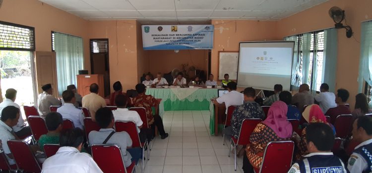 Sosialisasi dan Menjaring Aspirasi Masyarakat Di Kecamatan Badau