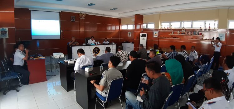 Rapat Pembahasan Program Kerja Tahun 2020 serta Konsolidasi dan Evaluasi Keberadaan FLLAJ Kabupaten Belitung