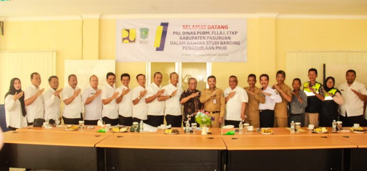 Selamat Datang PIU, Dinas PUBM, FLLAJ, FTKP Kabupaten Pasuruan dalam Rangka Studi Banding Pengelolaan PHJD di Kabupaten Belitung