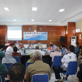 FLLAJ Menggelar Rapat Bulan Februari dan Sosialisasi Pembangunan SPAM Batu Mentas jalur Bulu Tumbang – Air Saga Tanjungpandan Belitung