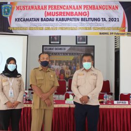 FLLAJ Kab.Belitung Mengikuti Kegiatan MUSRENBANG di Kecamatan Badau Kabupaten Belitung.