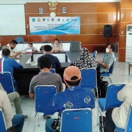 Rapat Bulanan Forum Lalu Lintas dan Angkutan Jalan Kabupaten Belitung Mei 2021