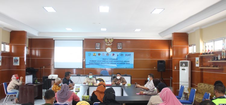 FLLAJ Kab.Belitung Menggelar Rapat Bulanan Agustus 2021