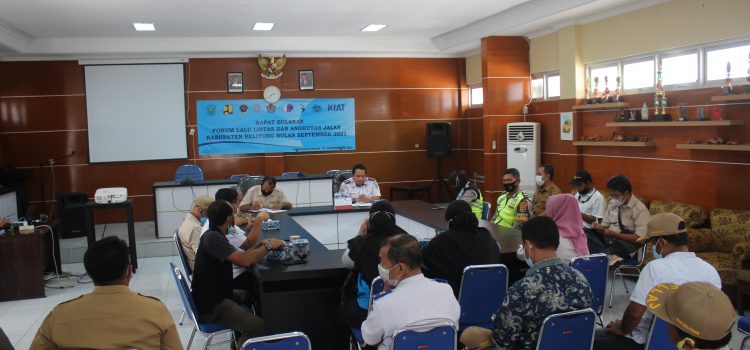 Forum LLAJ Menggadakan Rapat Bulanan September 2021