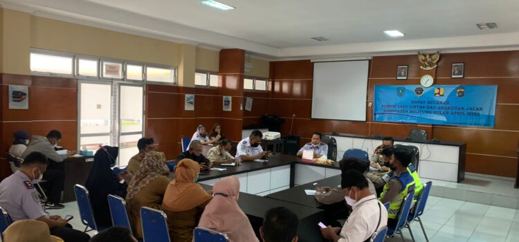 FLLAJ Kab.Belitung mengadakan Rapat Bulanan April 2022