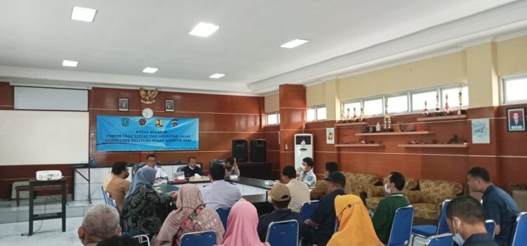 FLLAJ Kabupaten Belitung Menggelar Rapat Bulan Agustus 2022