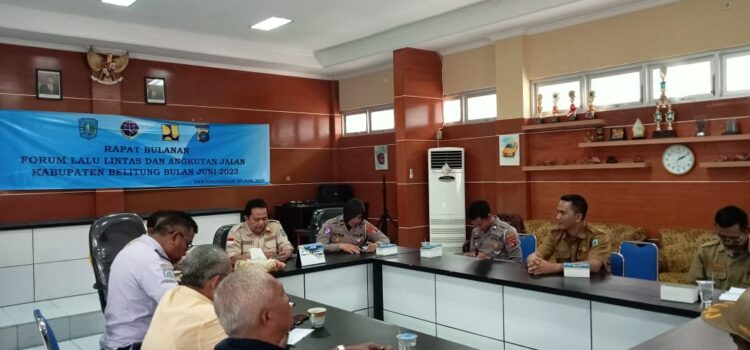 FLLAJ Kabupaten Belitung mengadakan Rapat Rutin Bulanan