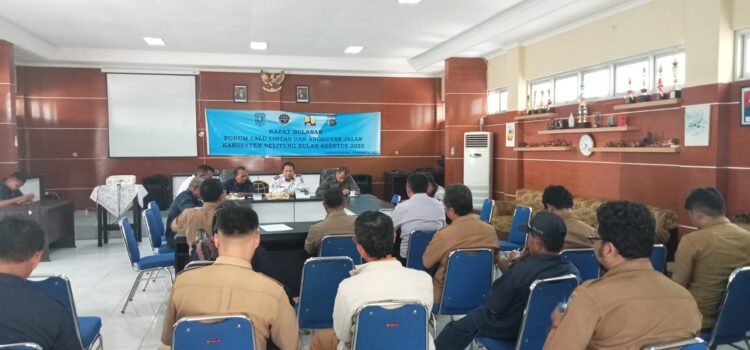 FLLAJ Kab.Belitung mengadakan Rapat Rutin Bulanan Agustus 2023